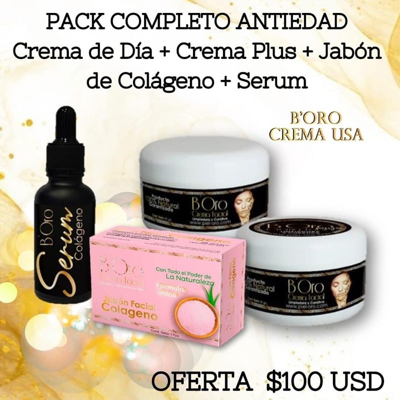 Tratamiento Anti Edad BOro Pack Completo