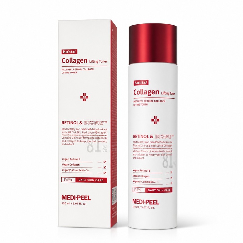 MEDIPEEL Retinol Collagen Lifting Toner 150ml Anti-Aging K-Beauty Free Shipping
