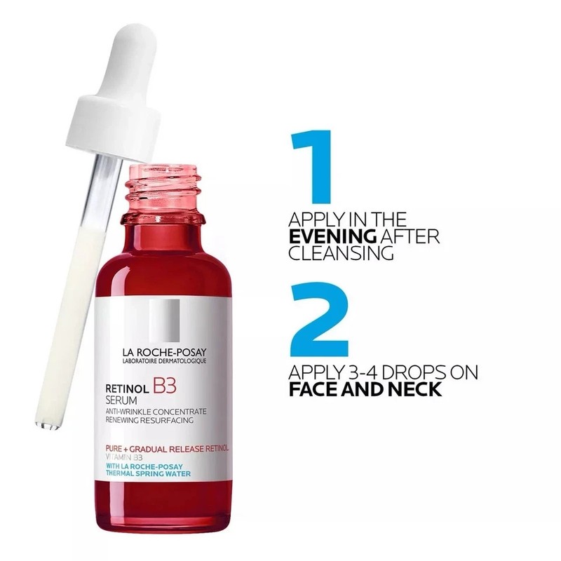 La Roche Posay Retinol Serum B3 Anti-Wrinkle Serum 30ml Exp:04-2028| Regentating gallery