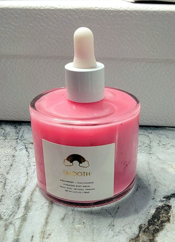 Rainbow Beauty Smooth Strawberry Niacinamide Hydrating Body Serum Firming 3.4 oz