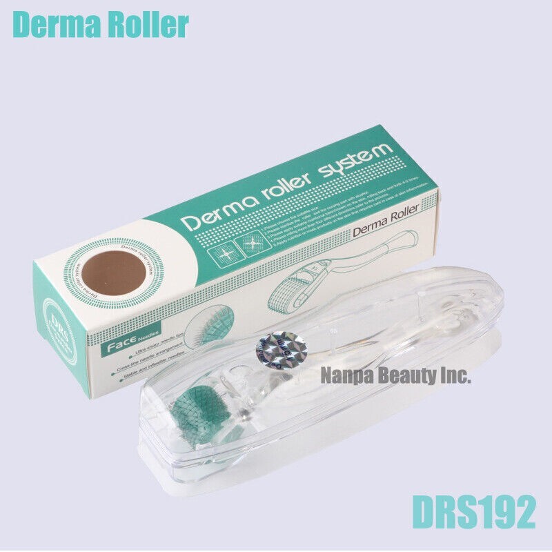 192 Titanium Pins Derma Roller Skin Therapy Roller Anti-Aging Acne Scars Removal gallery