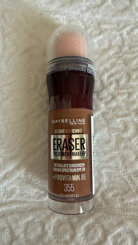 NEW! Maybelline Instant Age Rewind Eraser Treatment Foundation Makeup #355 gallery