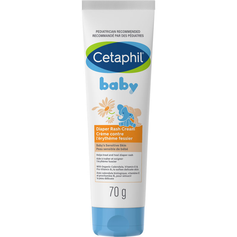 Cetaphil Diaper Rash Cream with Organic Calendula Heal Recommended 70g NEW
