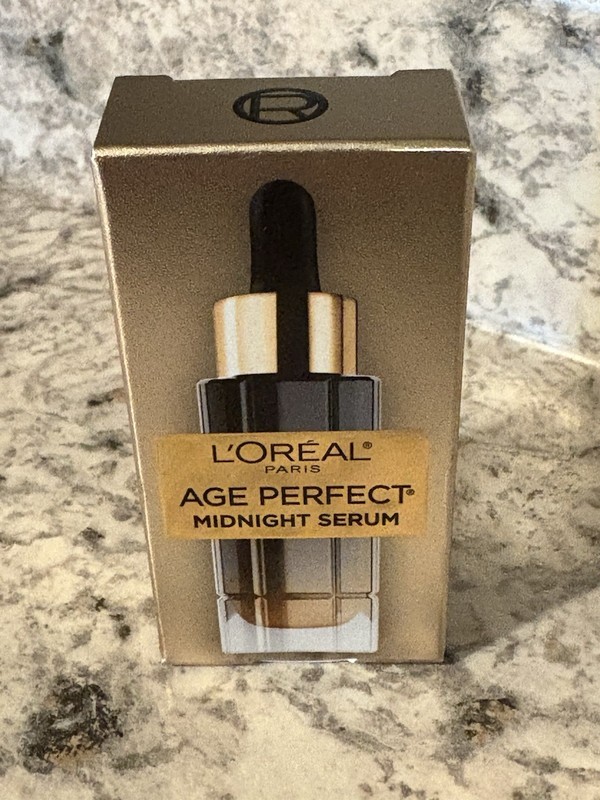 Loreal Age Perfect Midnight Serum 0.1 Fl Oz Cell Renewal Non-Greasy Paraben Free