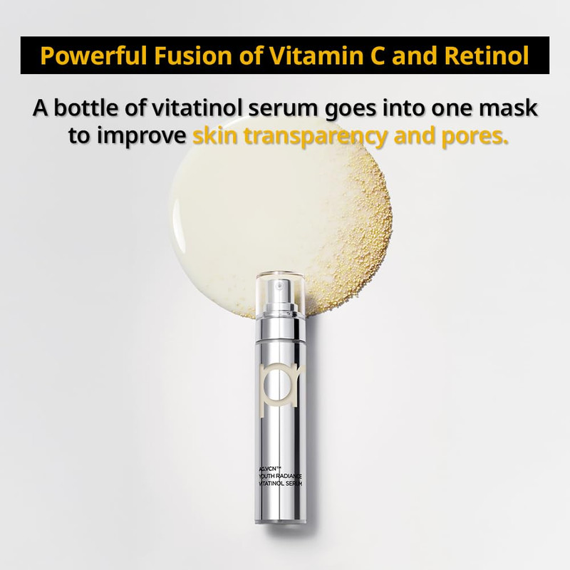 (PRMR Vitatinol Serum Gel Mask - Vitamin C & Retinol for Collagen Synthesis, Ove gallery