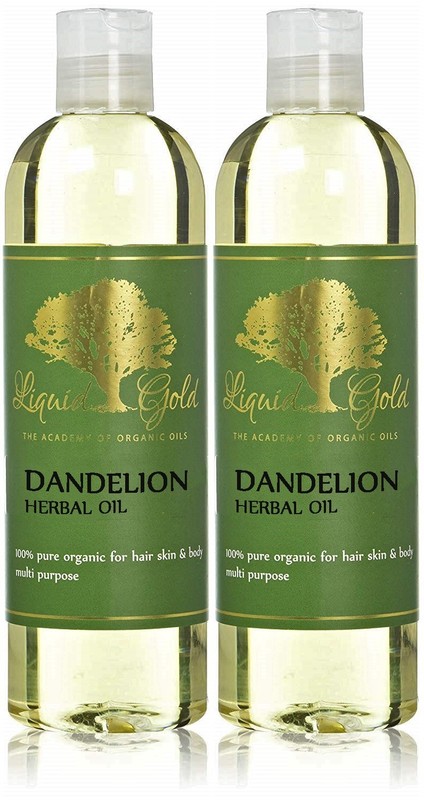 24 oz PREMIUM DANDELION HERBAL INFUSED OIL PURE ORGANIC ALL NATURAL SKIN CARE