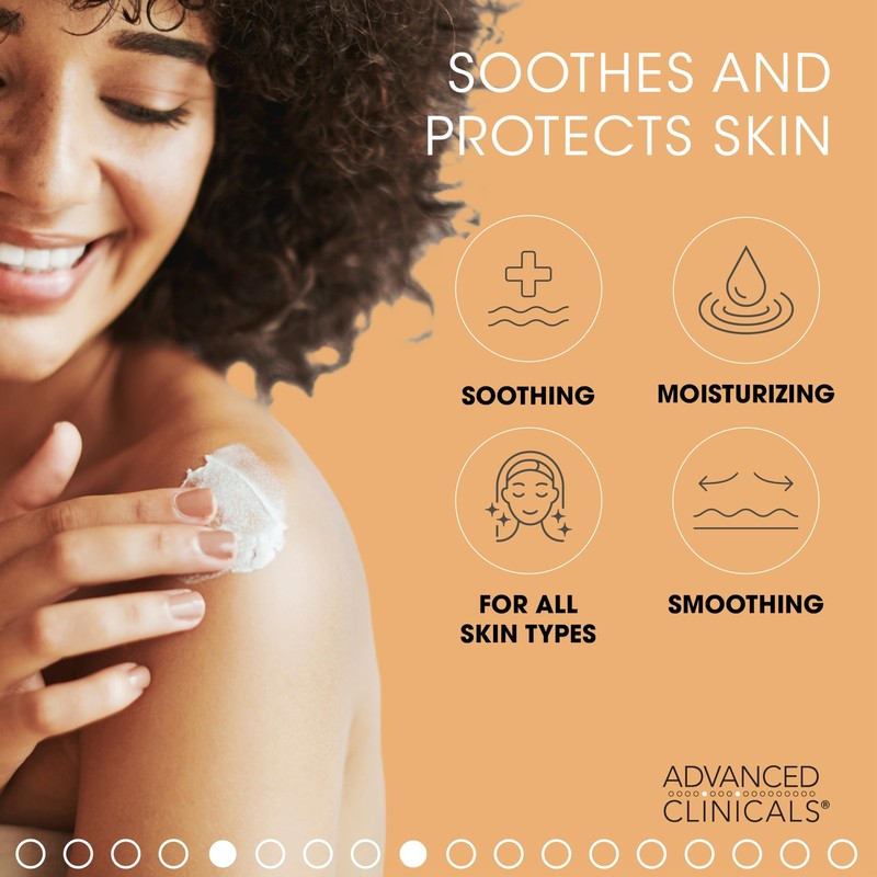 Advanced Clinicals Manuka Honey Cream Face Moisturizer & Body Butter Lotion F... gallery