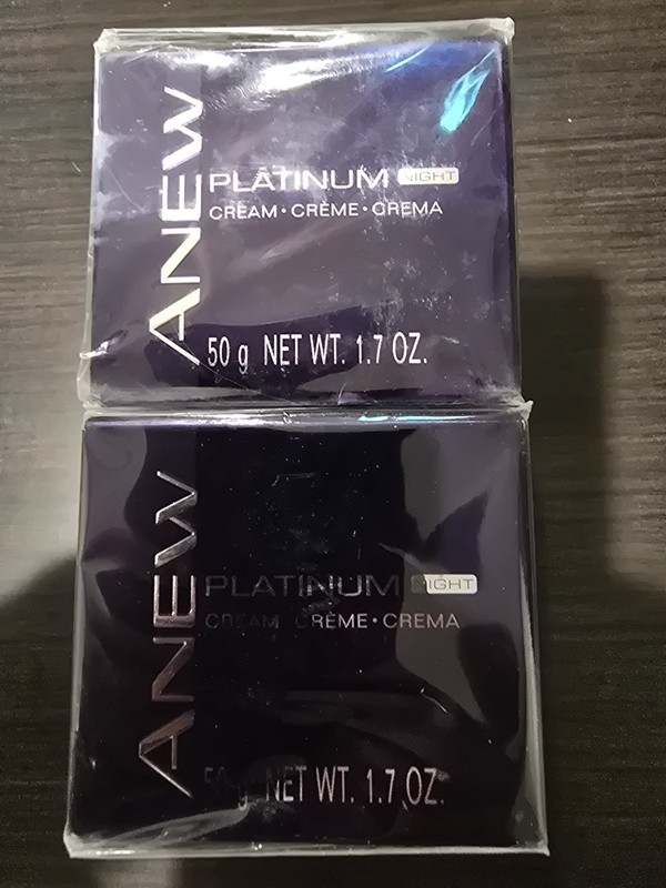 2 Anew Platinum Night Crm 1.7oz exp unknown