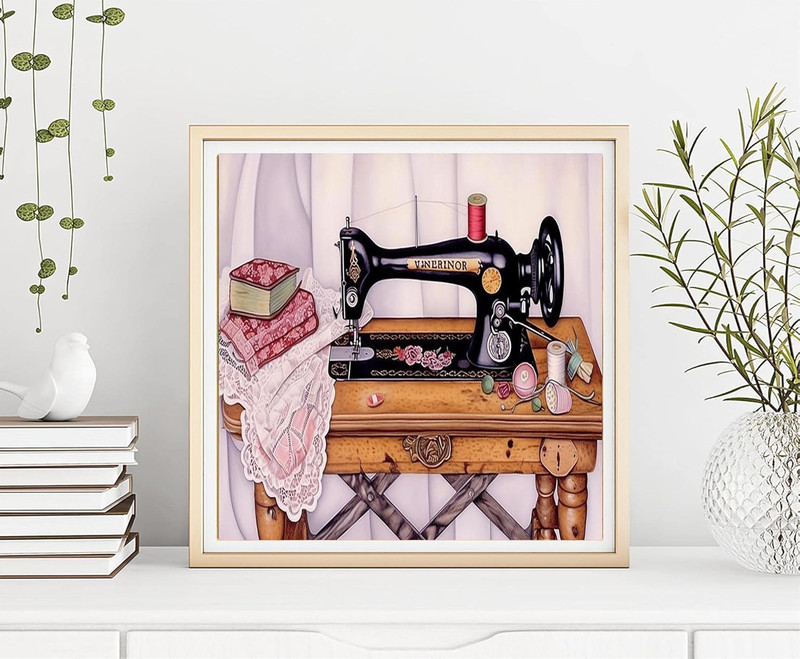 Diymood DIY 5D Diamond Painting Kits for Adults Sewing Machine - Diamond Art Kit gallery