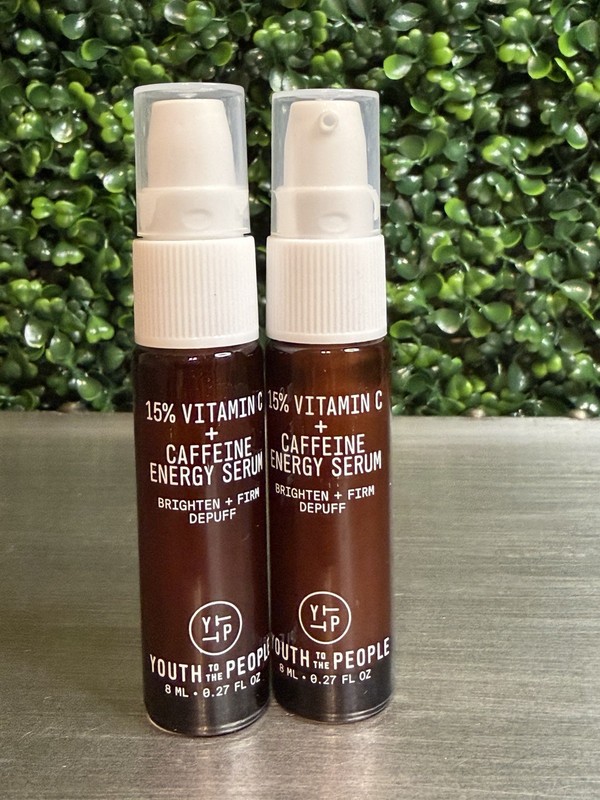 Youth To The People Vitamin C Caffeine Serum Brighten Firm Depuff 8mL