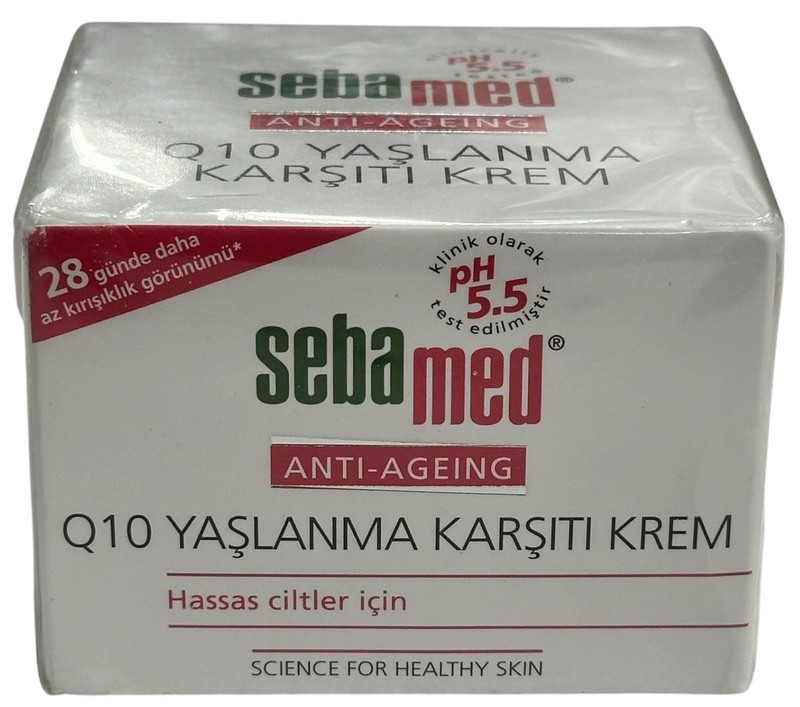 Seba Med Anti Ageing Q10 Protection Cream 50ml New Sealed