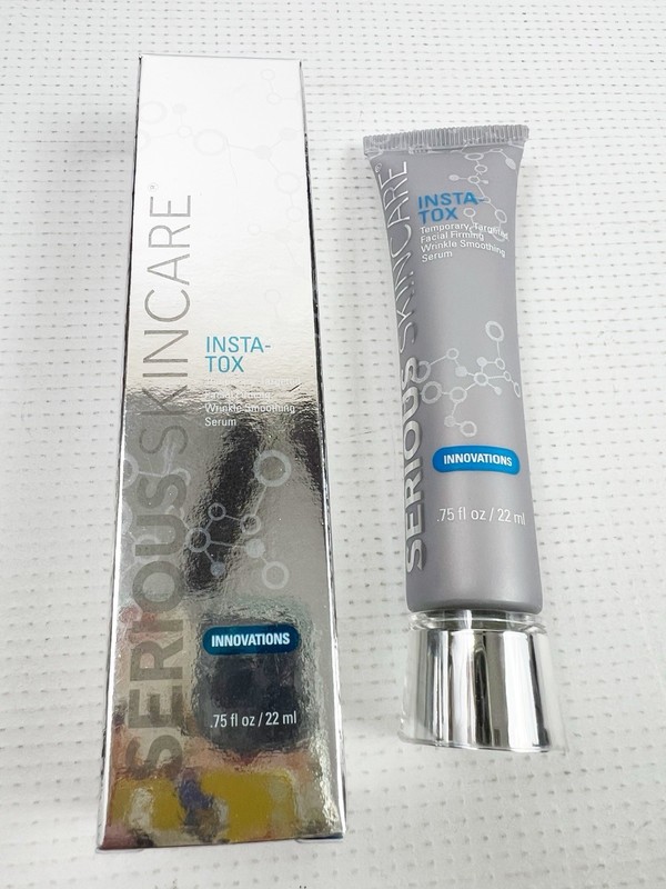 Serious Skincare INSTA-TOX Instant Wrinkle Smoothing Serum – Facial Filler .75