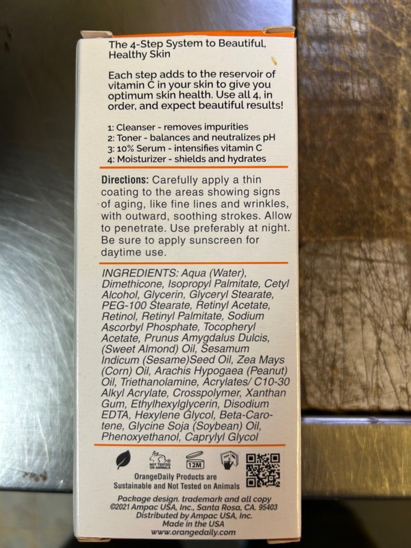 Orange Vitamin C Age-Defying Tri-Retinol Complex Vitamin C 30mL EXP7/2026 Daily gallery
