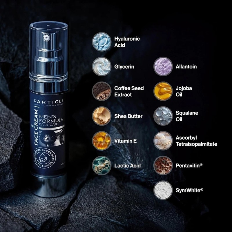 Particle Face Cream for Men 6 in 1 Treatment Available On Discounted Price 50ml gallery