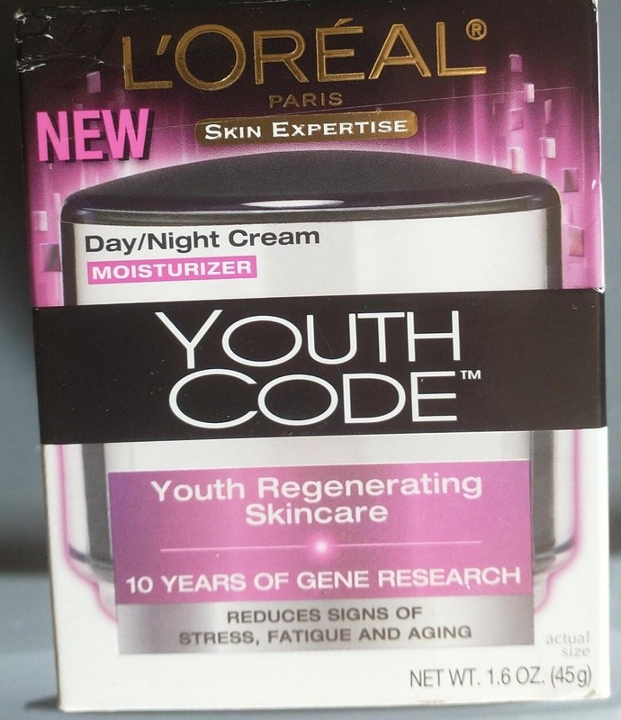 New L'Oreal Youth Code Day/Night Cream Moisturizer 1.6 oz Regenerating Skincare