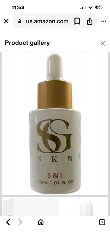 SG SKN Collagen Serum 5-in-1, 1.01 fl oz, Hyaluronic Acid