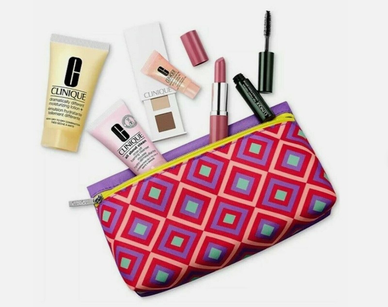 Clinique 7 Pc Set DDML+ Moisture Surge Eye Eyeshadow Duo Rinse-off Cleanser NEW