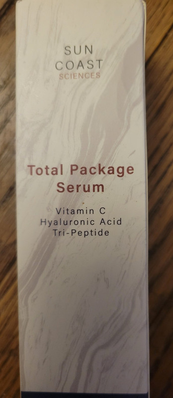 Sun Coast Sciences Total Package Serum Vitamin C Hyaluronic Acid Tri-Peptide New