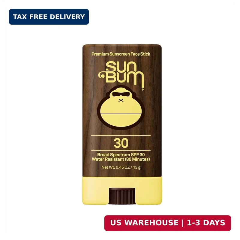 Sun Bum Original SPF 30 Face Stick Sunscreen – Water-Resistant Broad Spectrum Fa