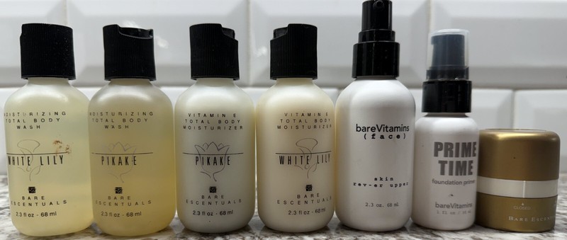Bare Escentuals Minerals BareVitamins Face Skin Rev-er Upper+Washes+Moisturizers
