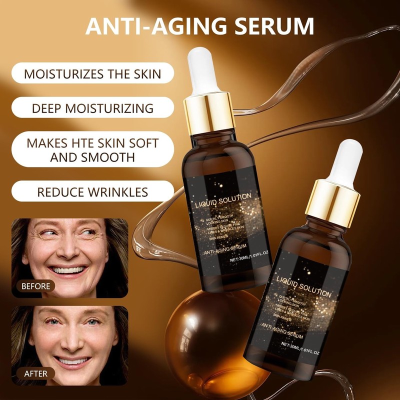 Anti Aging Face Serum | Wrinkle Fine Line Treatment Firming Skin Olavitas gallery