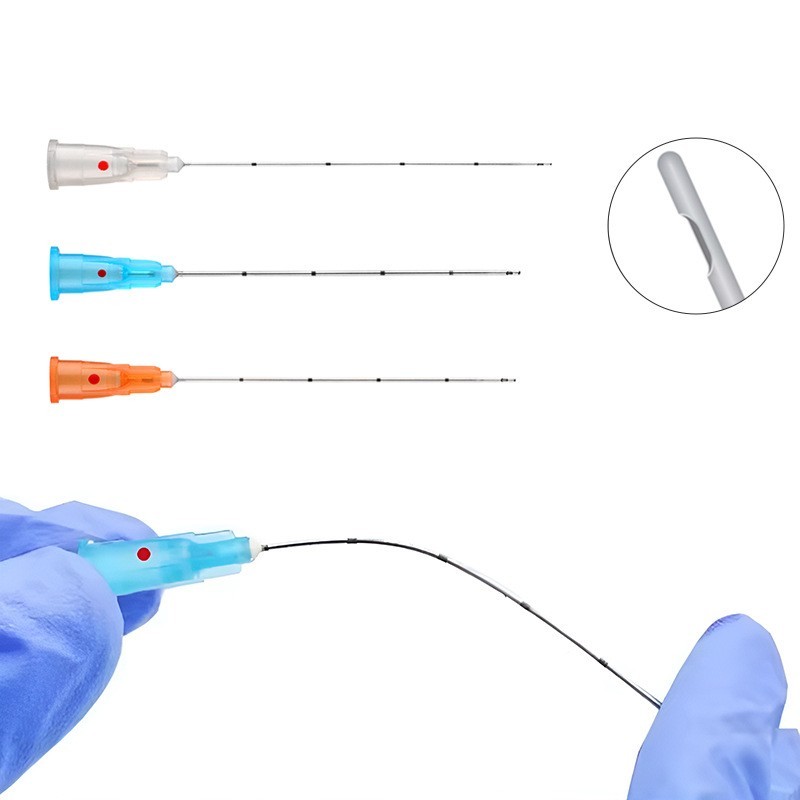 Sterile 18G-30G Blunt Tip Micro Cannula Pins Disposable 10/20/50pcs Replacements gallery