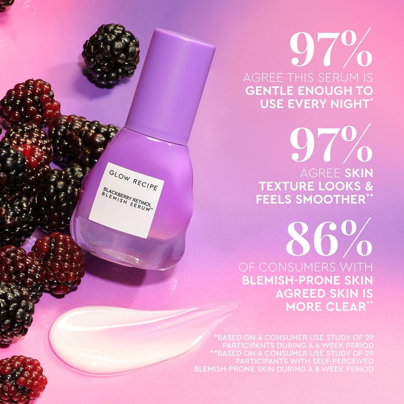 Glow Recipe Gentle Blackberry Retinol Night Serum - Anti Aging Korean Face Se... gallery