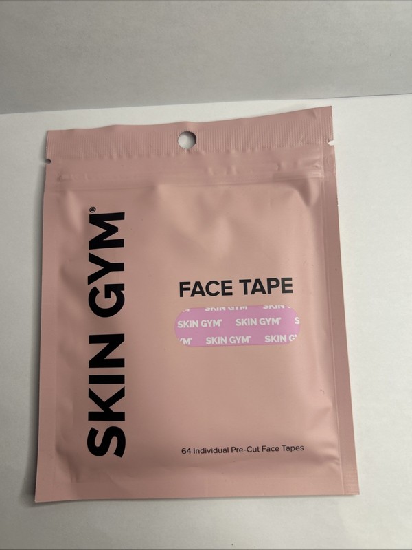 SKIN GYM Face Tape (64 ea) Smooths Wrinkles Overnight, Firm &Tones Muscle NIP