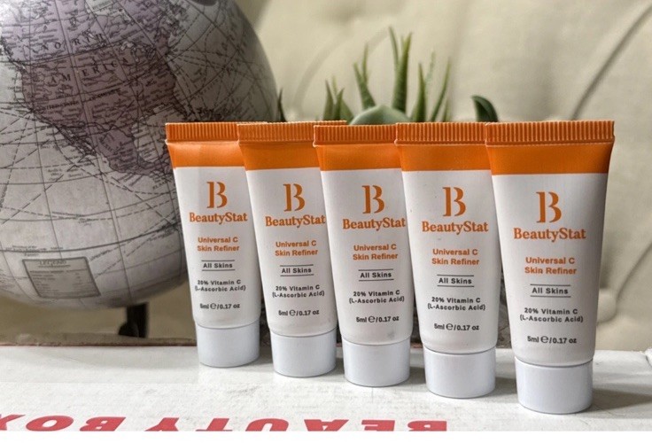 Lot of 5 BeautyStat Universal C Skin Refiner 5ml 0.17oz each Travel Sealed 25ml
