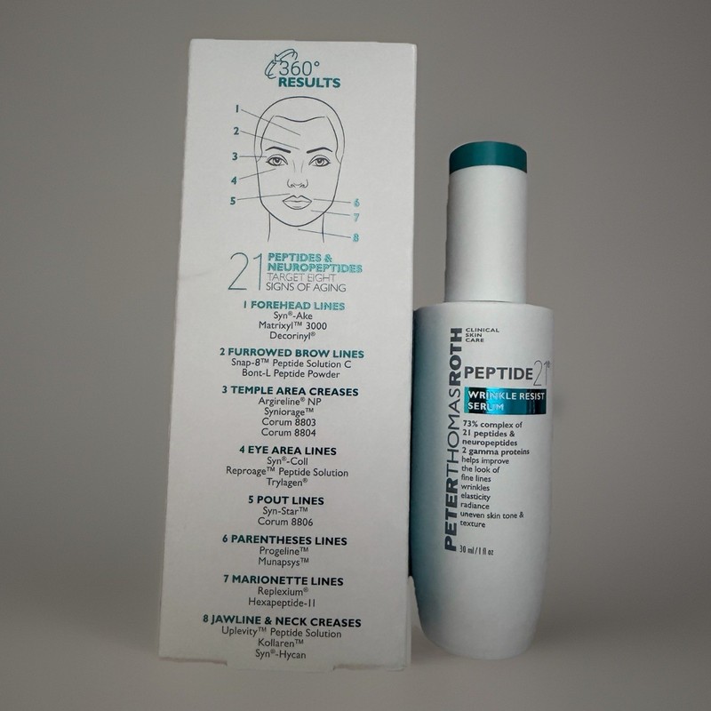 Peter Thomas Roth Peptide 21 Wrinkle Resist Serum Matrixyl Argireline 1 fl oz gallery