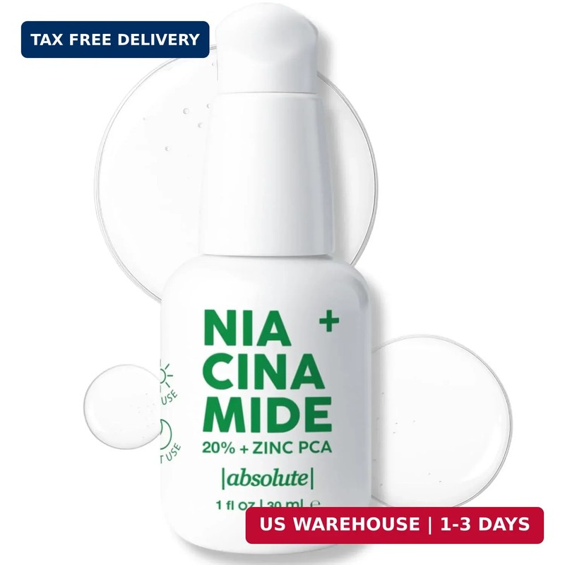 Absolute 20% Niacinamide + 1% Zinc PCA Serum – High-Strength Oil-Balancing Serum