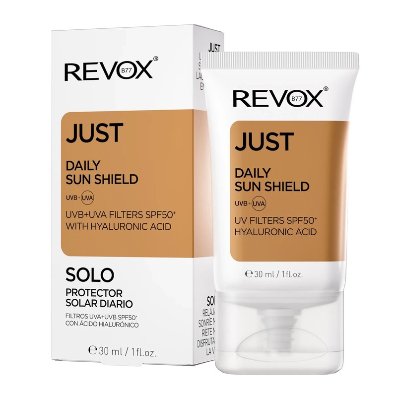 Daily Sun Shield REVOX B77 Just SPF50 Hyaluronic Acid 30ml + GIFT !