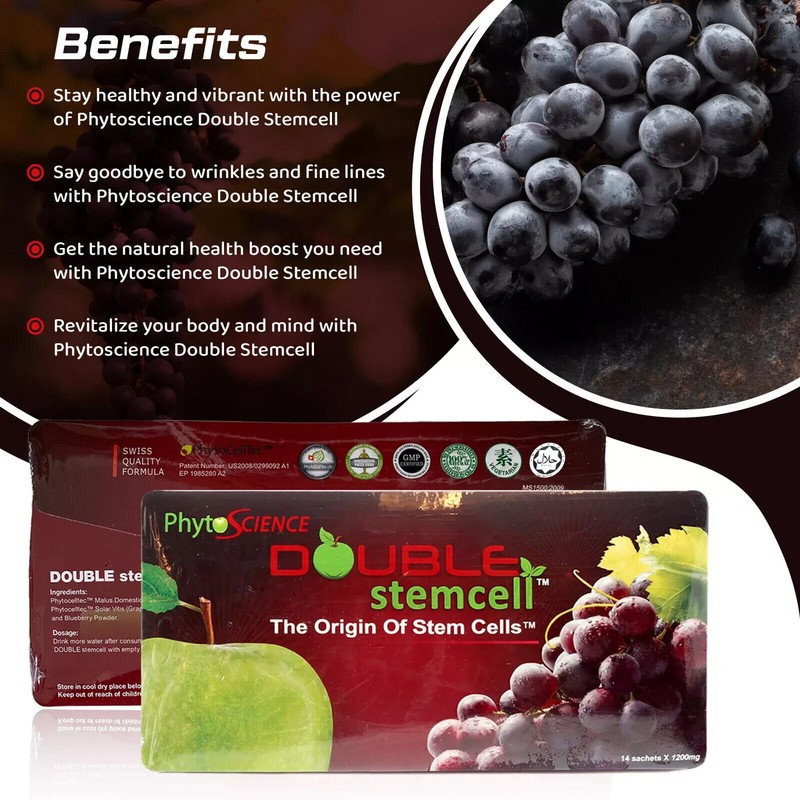 Whole Sale 50 packs Phytoscience Double StemCell stem cell anti aging EXP 04/28 gallery