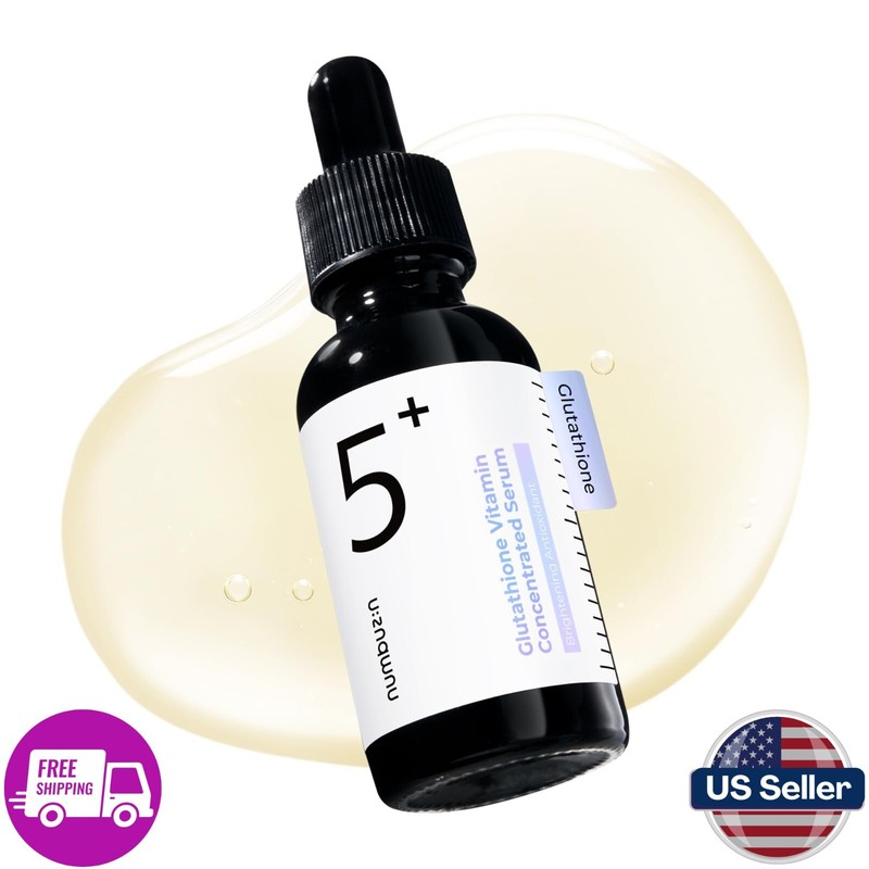 numbuzin No.5+ Vitamin Concentrated Serum | Glutathione & Vitamin Serum, 1 fl.oz