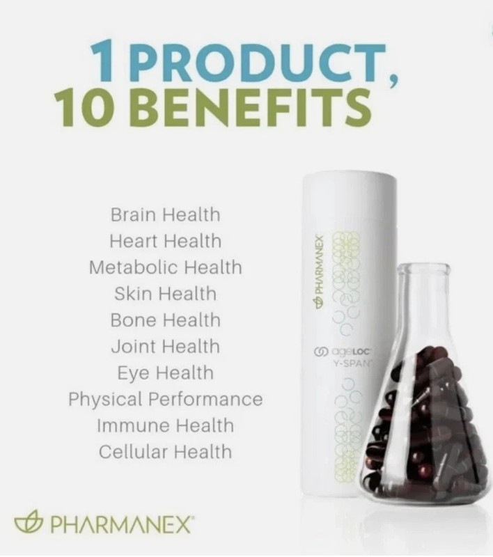 Nu Skin Pharmanex age LOC Youth (Y-Span) 2 Pack 120 softgels Exp date 09/2027 gallery