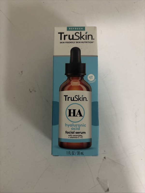 TruSkin Hyaluronic Acid Facial Serum, 1 fl oz (30 ml) NEW