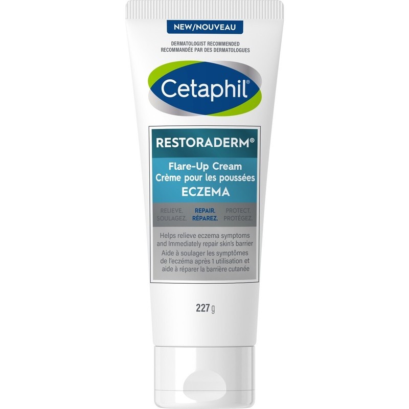 Cetaphil Restoraderm Eczema Flare-Up Cream Dryness Irritation Relief 227g NEW