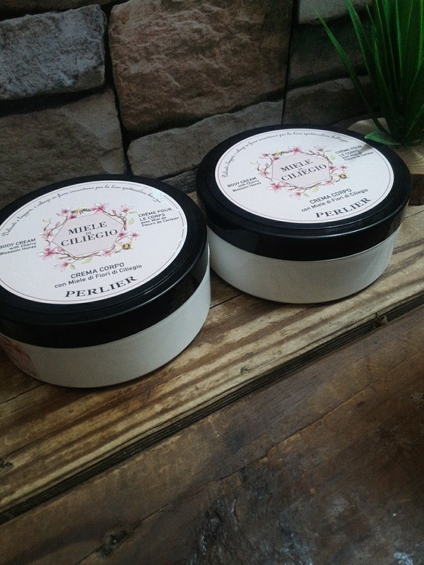 2 Perlier MIELE di CILIGIO Cherry Blossom Body Cream 6.7 oz Crema Corpo-*READ
