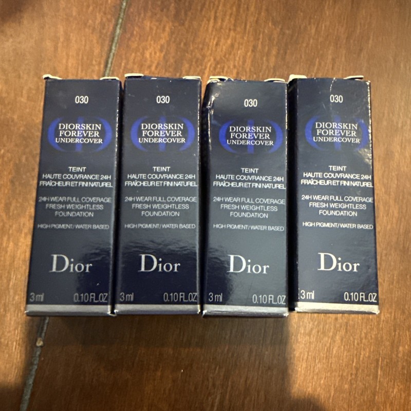 DIOR – Diorskin Forever Undercover – Teint Haute Couvrance – 0.10 oz / 3mL X4