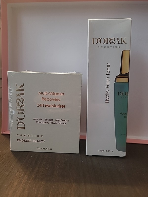 D’OR24K 24K Moisturizer and Hydra Fresh Toner