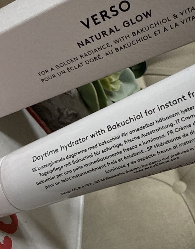 VERSO NATURAL GLOW WITH BAKUCHIOL & VITAMIN C FULLSIZE 1.3 OZ NIB Sealed! C3 gallery