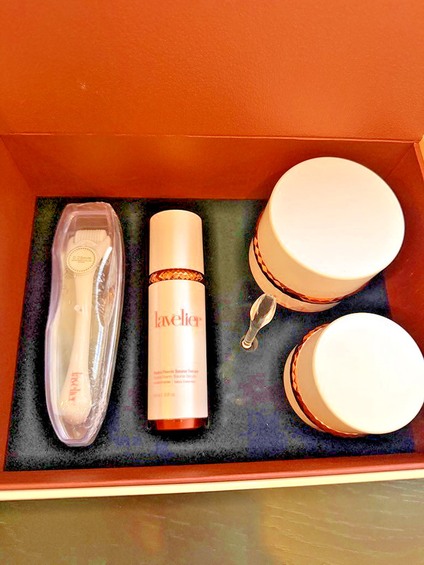 NIB Lavelier HydroTherm Sauna Collection – Mask, Serum, Cream + Derma Roller gallery