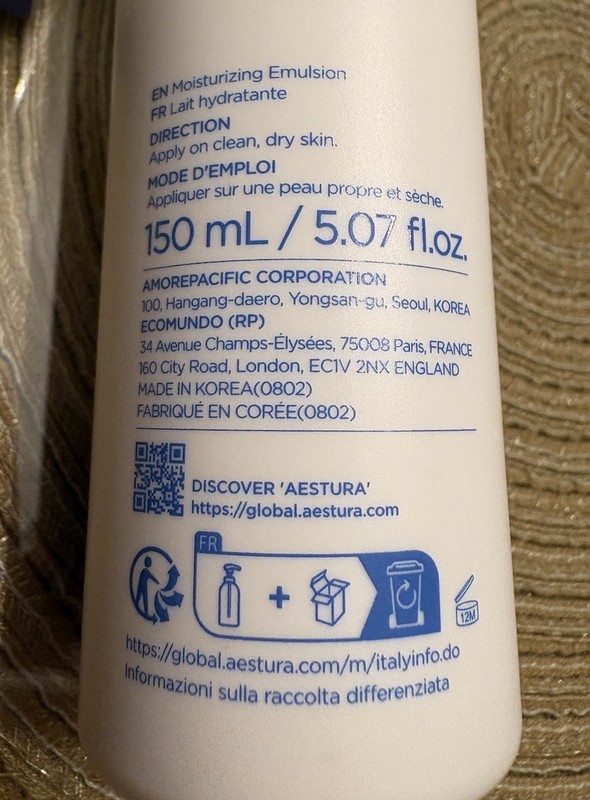 AESTURA AtoBarrier365 Mist, Lotion & Illiyoon Cleanser Lot gallery