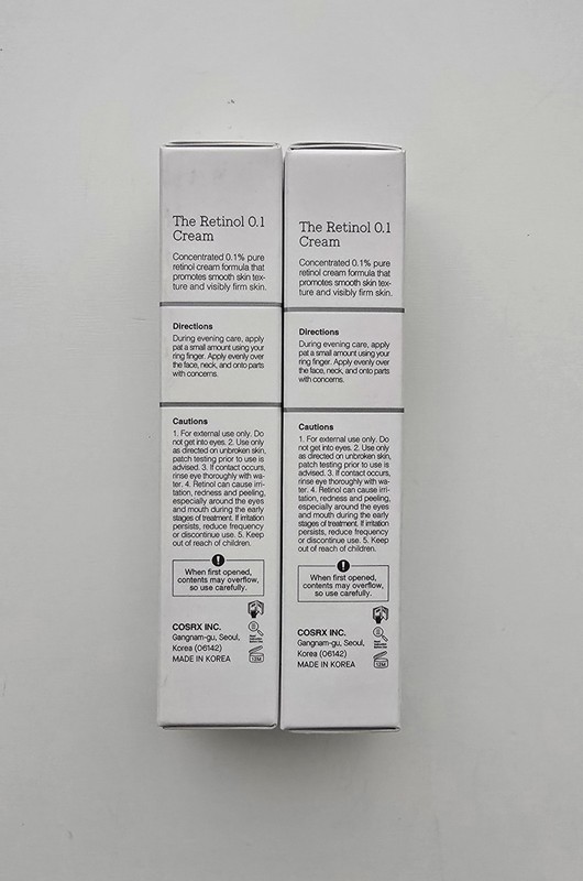 COSRX - The Retinol 0.1 % Cream 20ml / 0.67 fl oz Anti Aging Cream - 2 Pack gallery