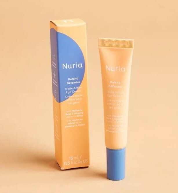 Nuria Defend Triple Action Eye Cream 0.5 oz Full Size ~ Brand New in Box!! 🧡