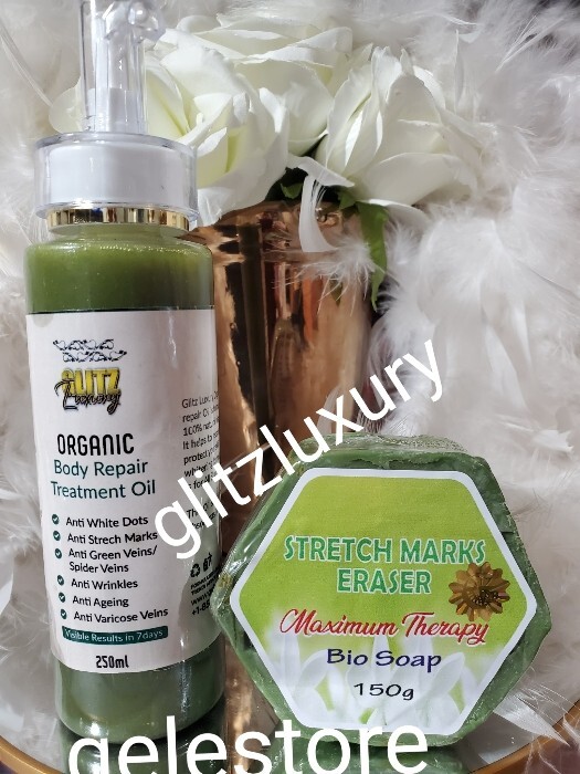 2pcs. Glitzluxury Body repair treatment oil & Stretch marks Eraser bio sosp👌