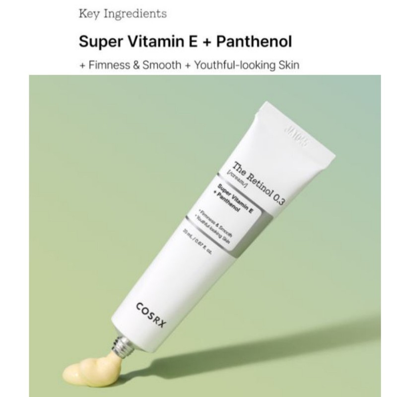 COSRX The Retinol 0.3 Cream 20ml Super Vitamin E Panthenol Anti-Aging K-Beauty gallery