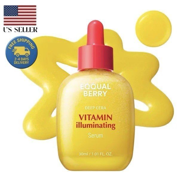EQQUALBERRY Deep Cera Vitamin illuminating Serum 30ml – Brightening Niacinamide