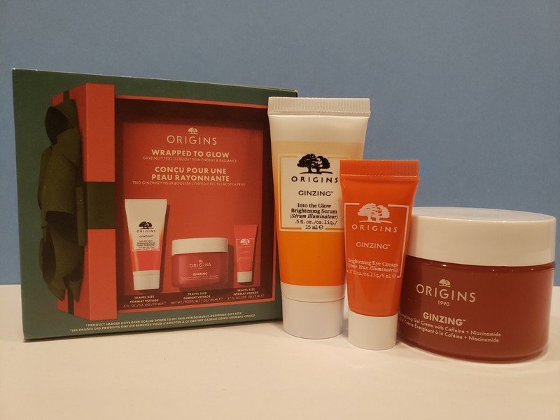 Origins ~ Wrapped to Glow Trio to Boost Skin, Energy & Radiance~ NIB