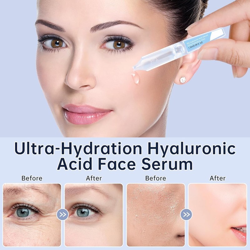 30PCS 3% Hyaluronic Acid Serum Vials - Moisturizing, Firming, Single-Use Tubes gallery
